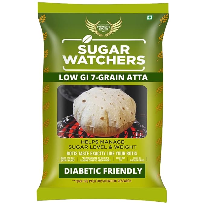 Sugar Watchers Low GI 7-Grain Atta | Diabetic Friendly | For Weight Loss | Clini