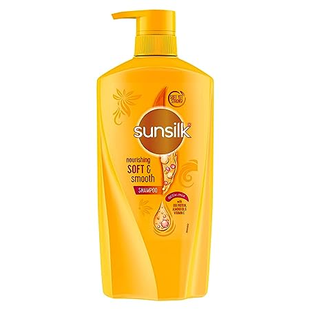 Sunsilk Nourishing Soft & Smooth Shampoo, Enriched With Natural Oils For Softer 